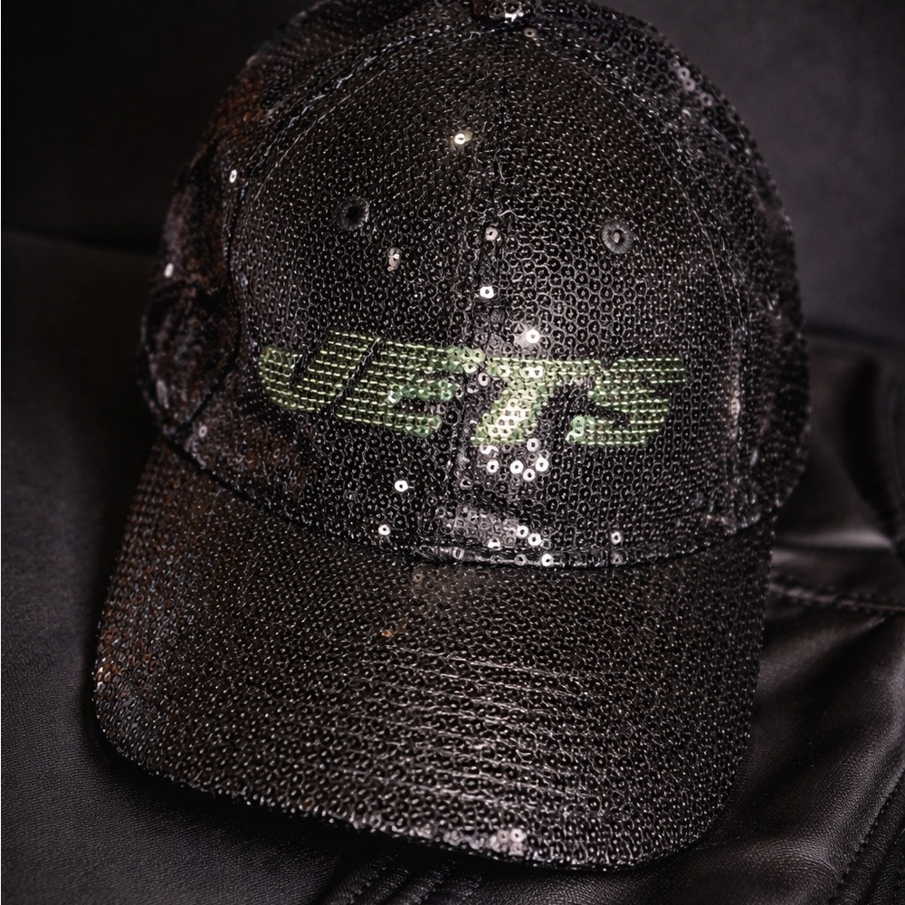 Victoria’s Secret PINK x New Era NY Jets Black Sequin Cap – Glam NFL - Picture 4 of 8